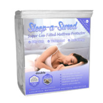 Luxury small double waterproof fitted mattress protector.