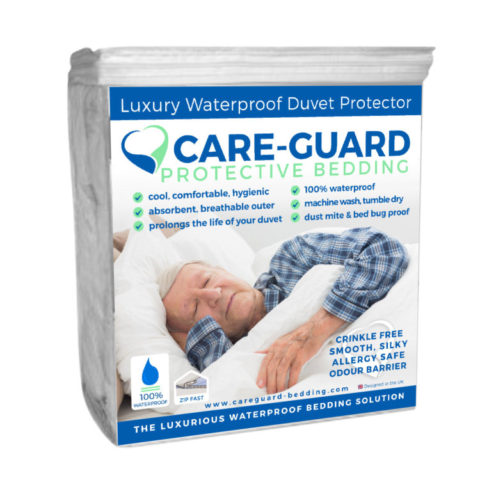 thumbnail interactive-video image 1 of ComfortCare Economy Water-resistant Duvet Protector – Single Size, 135x200 Cm, White, Antimicrobial 1 of 3
